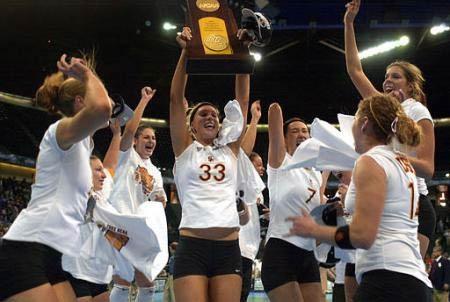 The Trojans won their second consecutive DI volleyball national title in 2003.